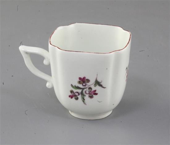 A Derby coffee cup, c.1758, h. 5.7cm